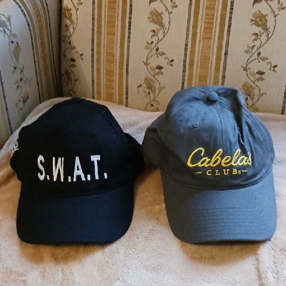Cabela's Other - Cabela's Gray and Black Embroidered Logo Baseball Caps